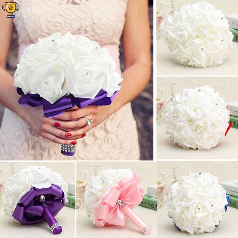 Bó Hoa Hồng Pha Lê Cho Cô Dâu