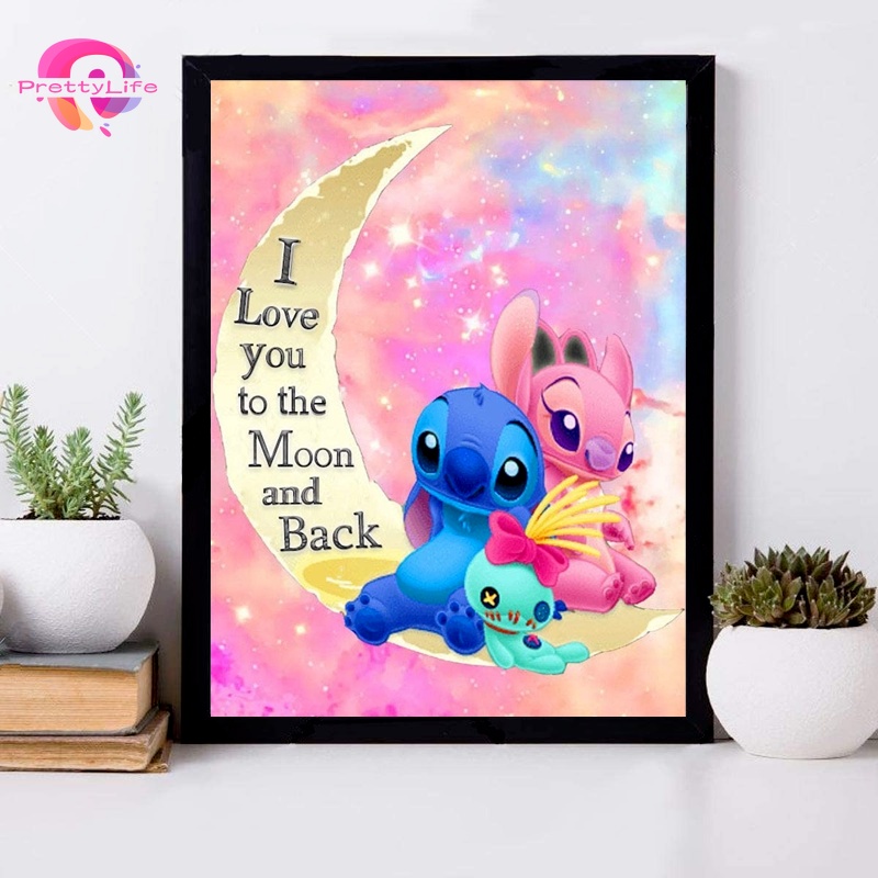 Bộ Tranh Đính Đá 5D Họa Tiết Hoạt Hình Anime Kích Thước 30X40Cm Dùng Trang Trí Nhà Cửa