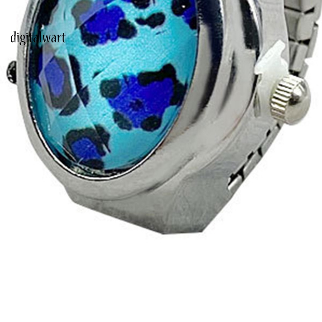 Kỹ Thuật Số| Nhẫn Đeo Tay Bằng Hợp Kim Họa Tiết Da Báo Cá Tính Thời Trang Unisex