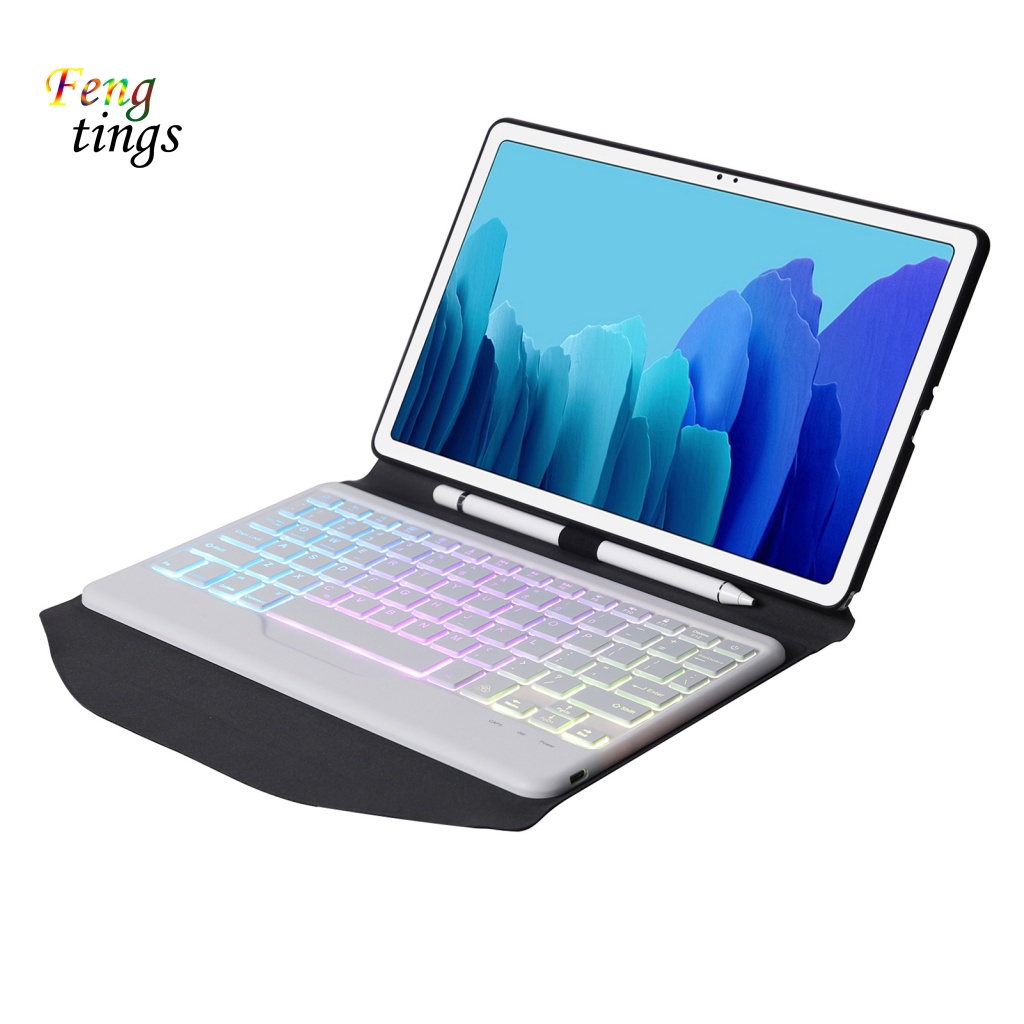 Bàn Phím Bluetooth 3.0 Loại C Siêu Mỏng Cho Samsung Tab A7 SM-T500 / T505 10.4 Inch