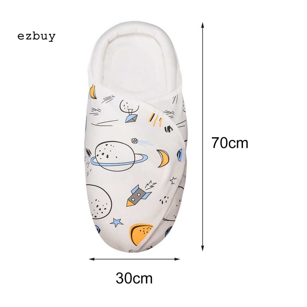 Chăn Quấn Bé Sơ Sinh Hình Chữ U In Họa Tiết Hoạt Hình Có Thể Điều Chỉnh