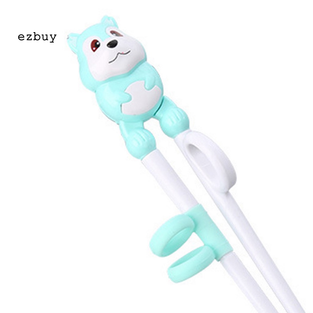 1 Đôi Đũa Chống Trượt Thiết Kế Hình Sóc Hoạt Hình 3D Cho Trẻ Em