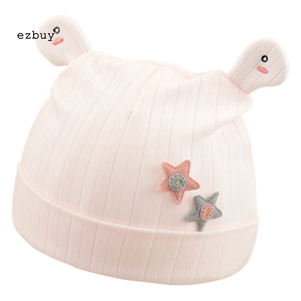 Mũ Cotton Độ Co Giãn Cao Bảo Vệ Đầu Dành Cho Trẻ Sơ Sinh