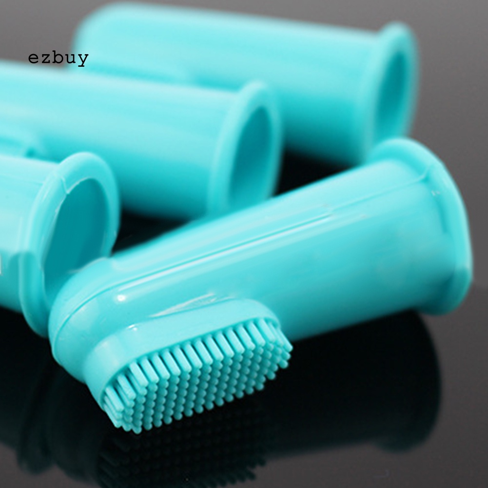 Bàn Chải Đánh Răng Bằng Silicon Mềm An Toàn Không Mùi Cho Thú Cưng