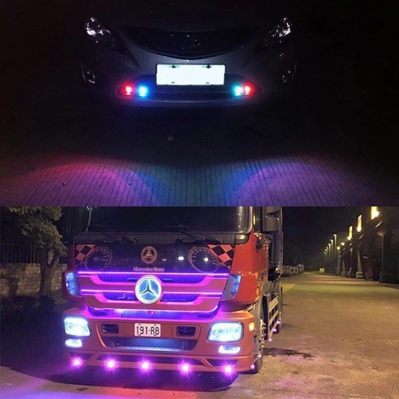 1 Đèn LED DRL Mắt Đại Bàng 12V Chạy Ban Ngày Cho Xe Hơi Xe Máy