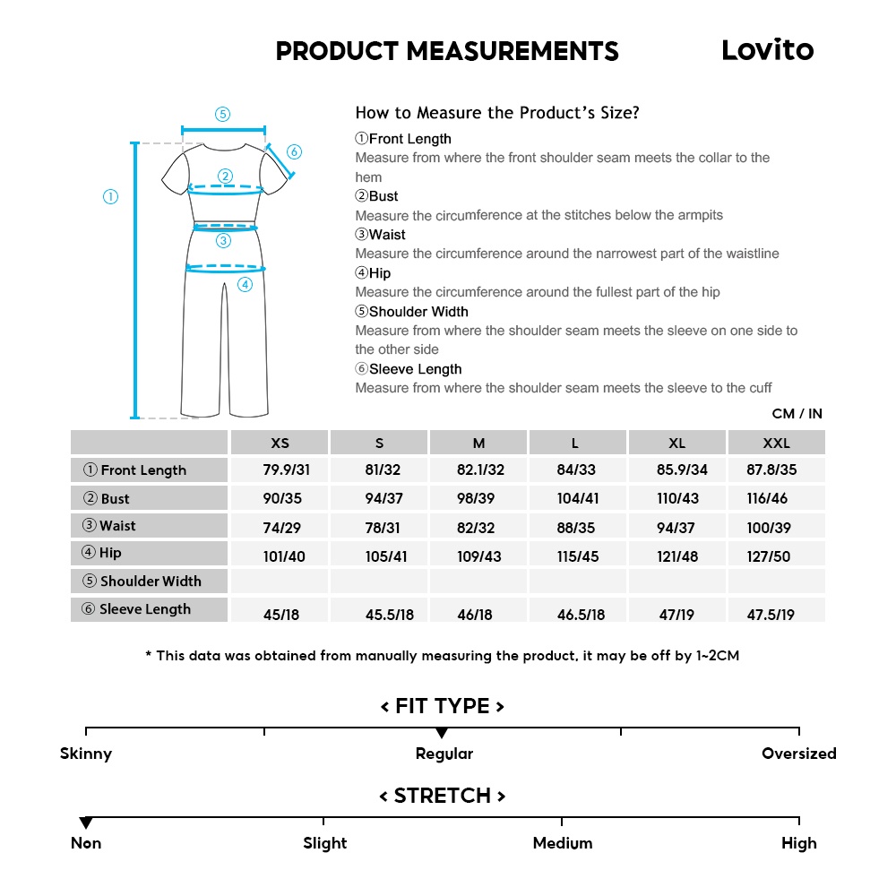 Áo liền quần Lovito tay 3/4 cổ chữ V họa tiết kẻ sọc cơ bản cho nữ LNE03246 (nhiều màu sắc)