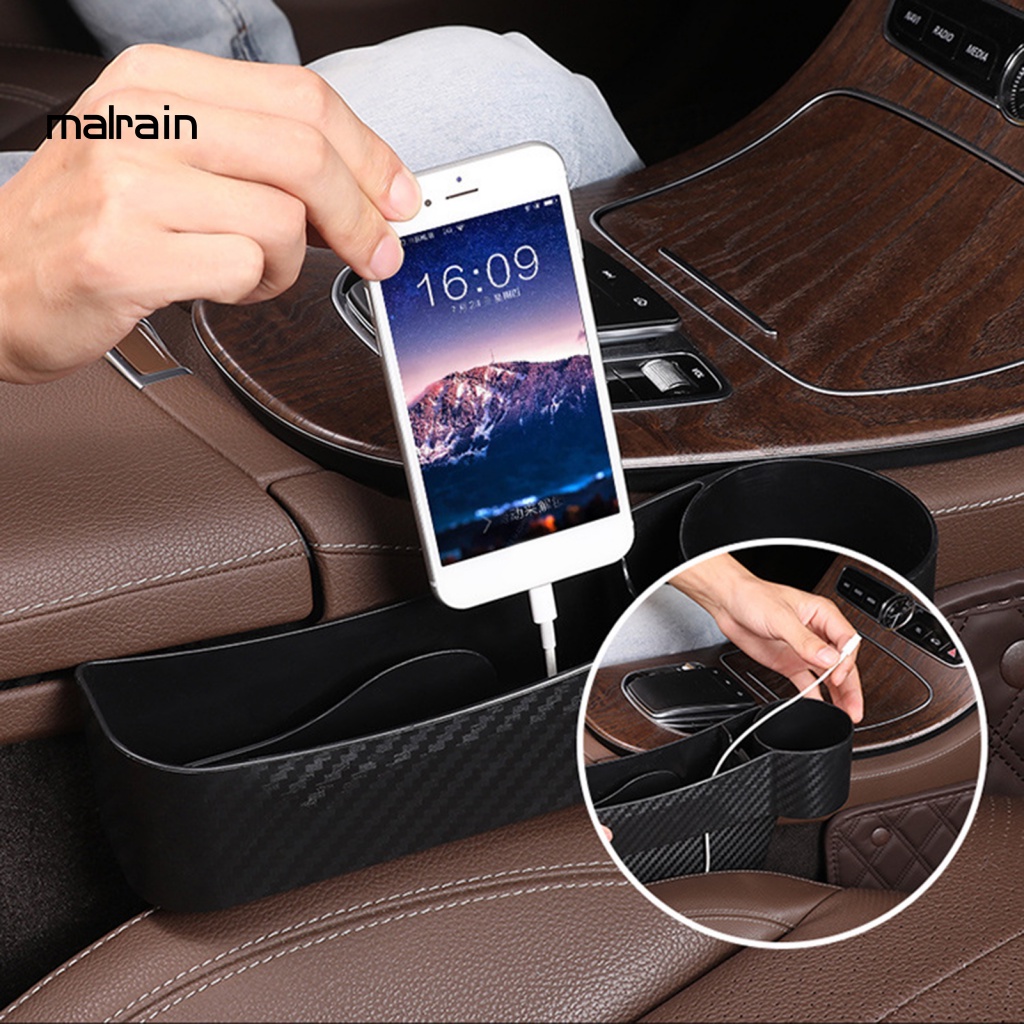 Hộp Đựng Đồ Gắn Khe Hở Ghế Ngồi Xe Hơi SUV Thân Thiện Với Môi Trường