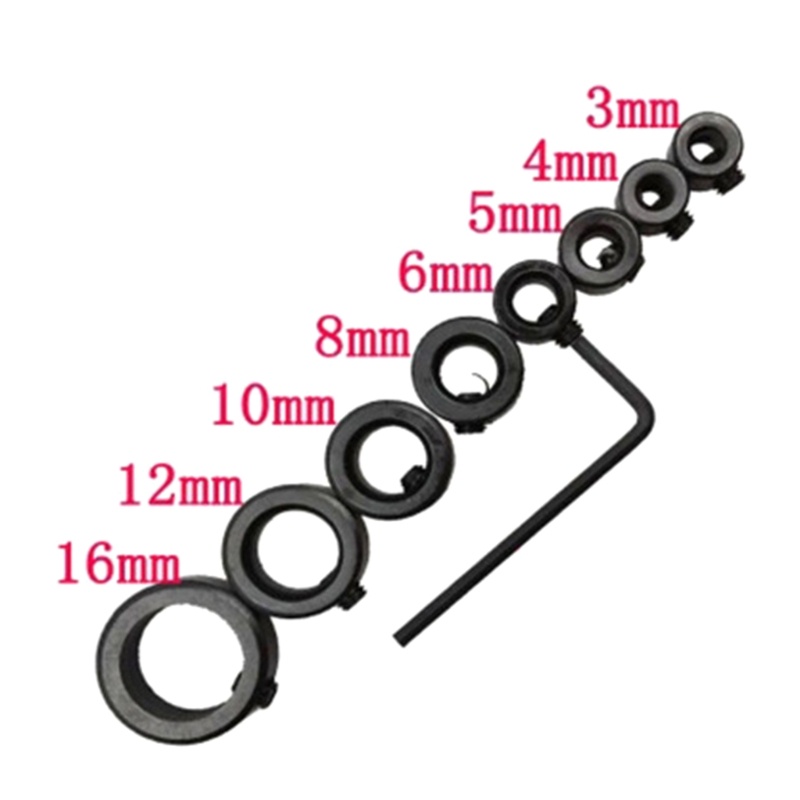 Bộ 8 Mũi Khoan Thép Cacbon 3-16mm