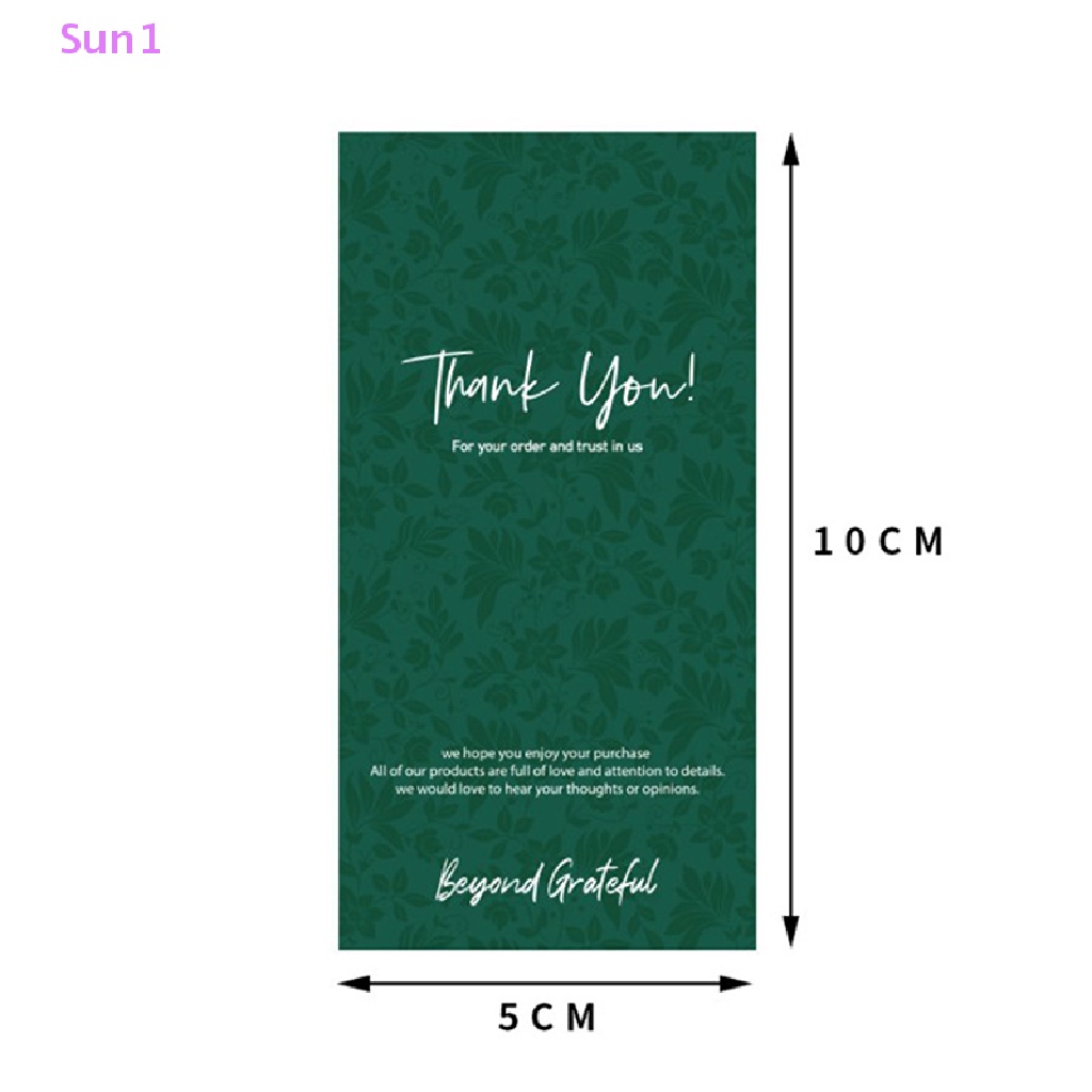 Set 50 Nhãn Dán &quot;thank you for your order&quot; Sun1 &gt; Set 50 Cái er &quot;