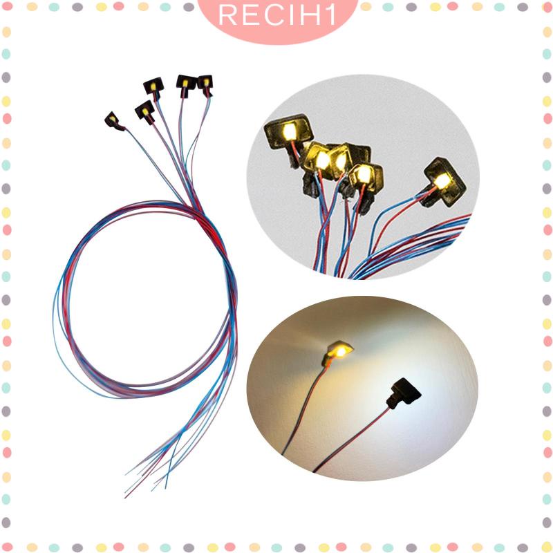 [Recih] Bộ 5 Đèn Led Mini SMD Hàn Mô Hình Tòa Nhà 1 / 87