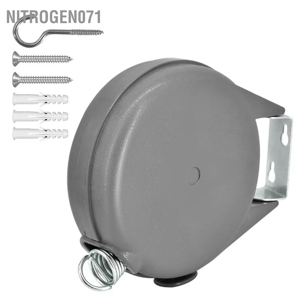 Nitrogen071 Dây phơi 12m Tre ABS chắc chắn có thể thu vào cường độ cao cho khu vực giặt ủi phòng tắm Ban công