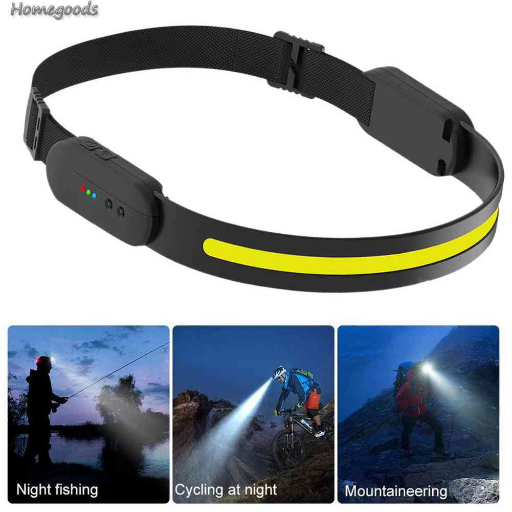 Đèn LED COB Đeo Đầu Kết Nối Bluetooth Thích Hợp Cho Cắm Trại Chạy Bộ