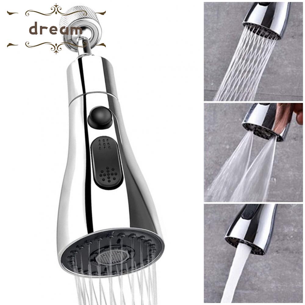 【DREAMLIFE】Faucet Sprayer Head 360° Swivel Faucet Kitchen Sink Plating Spray Head