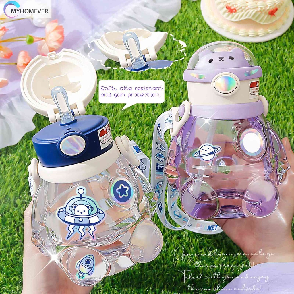 Bình Nước 700ml Hình Gấu Dễ Thương