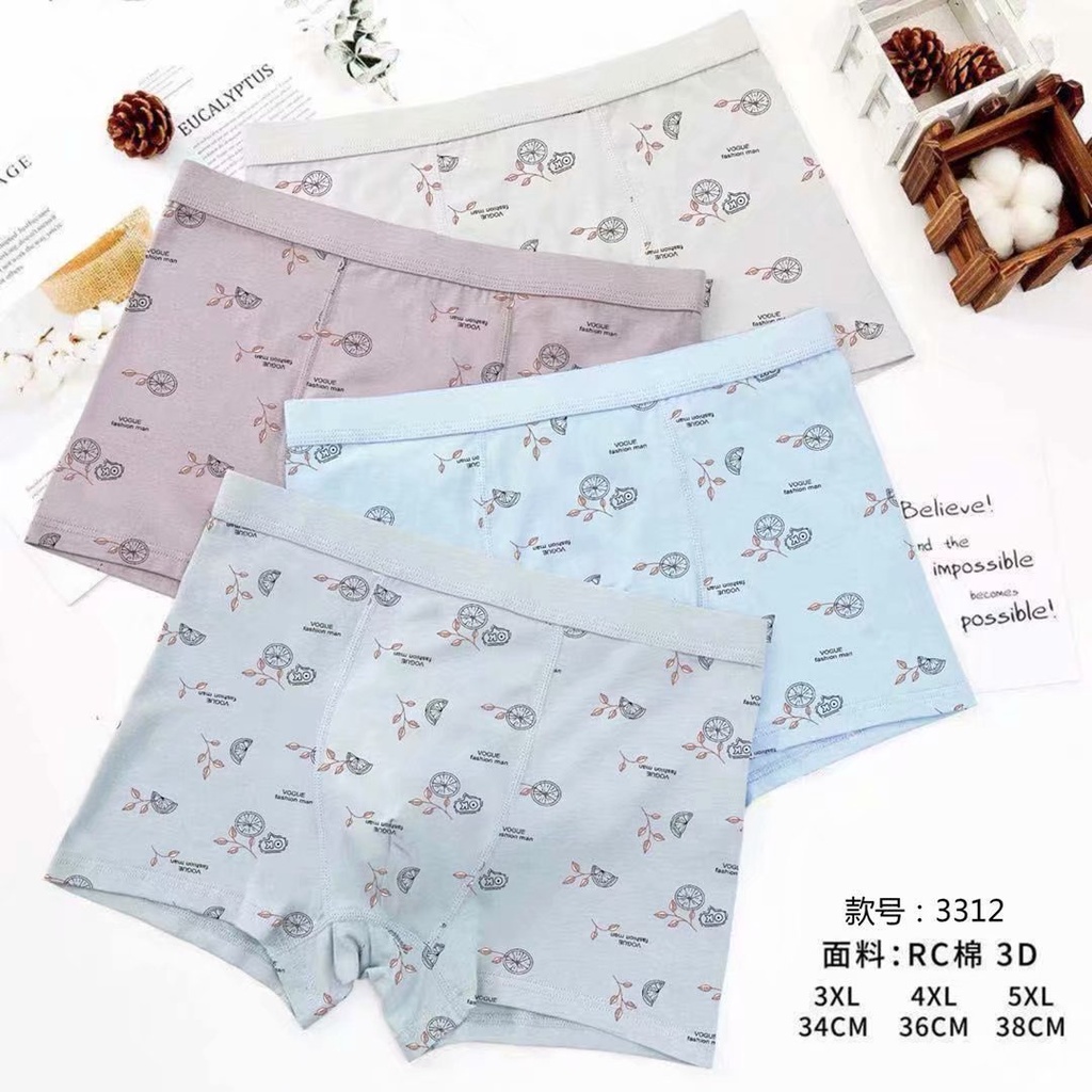 Quần Lót Cotton Thoải Mái Chất Lượng Cao Cho Nam