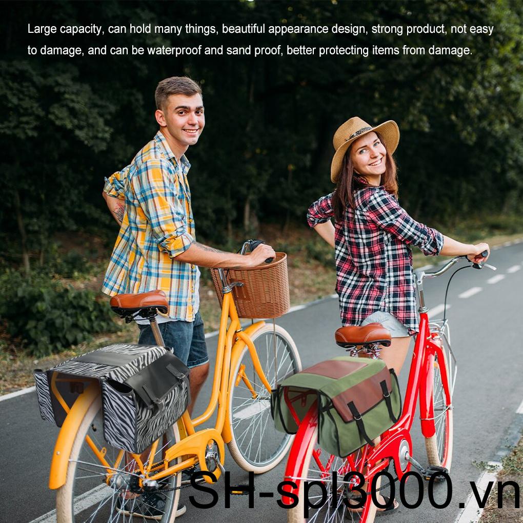 Túi Đựng Đồ Hai Mặt Dung Tích Lớn Chống Thấm Nước Gắn Yên Sau Xe Đạp Leo Núi