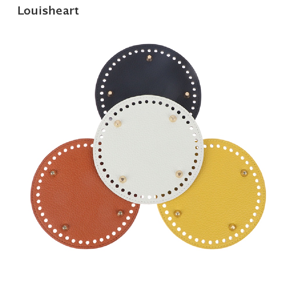 Phụ Kiện Đáy Túi Xách Da Dệt Kim Thủ Công Đế Tròn TFG