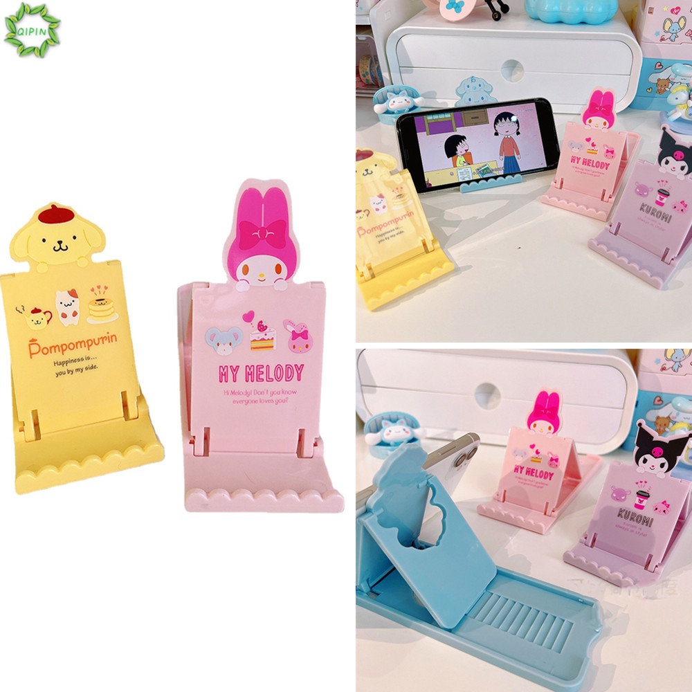 Giá Đỡ Điện Thoại Để Bàn Có Thể Gập Lại Hình Sanrio Cinnamoroll Dễ Thương