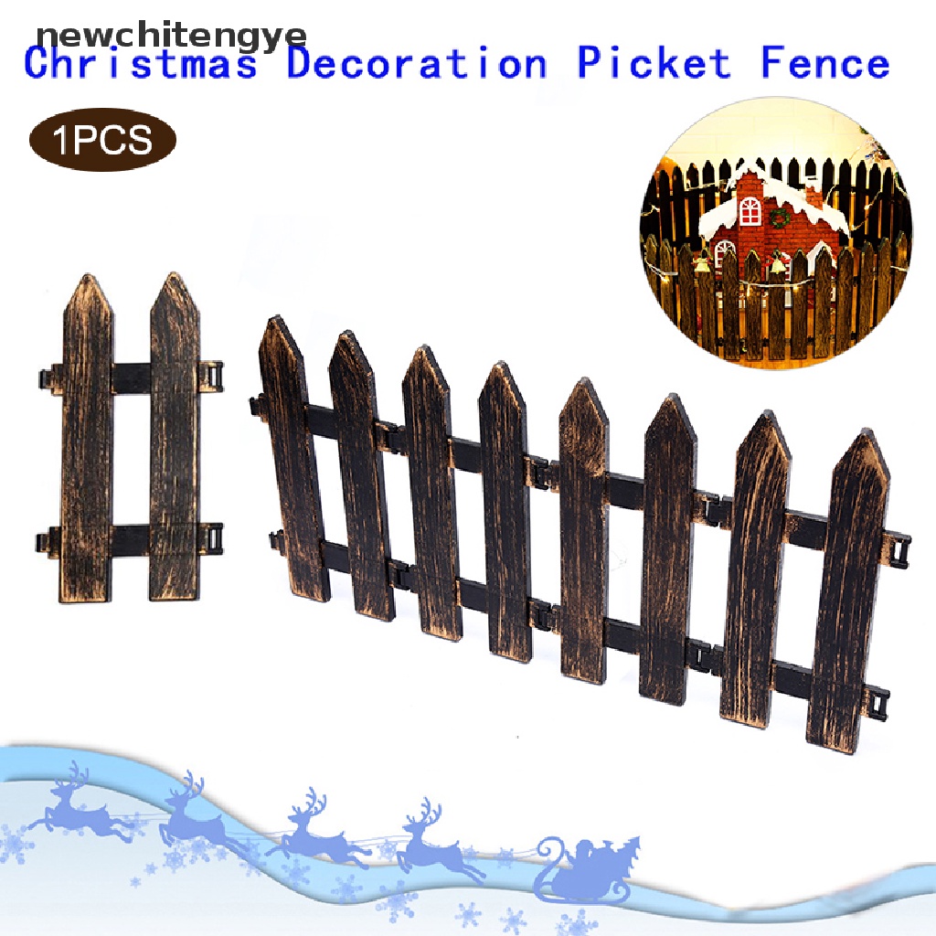 1 Hàng Rào Nhựa Mini Trang Trí Tiểu Cảnh DIY