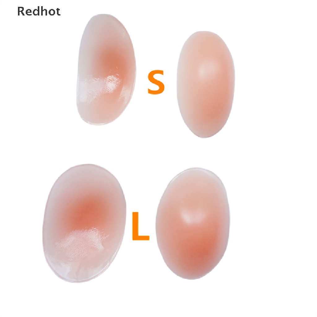 1 Cặp Đệm Silicone Mềm Dán Nâng Ngực Vai Vô Hình Size S / L