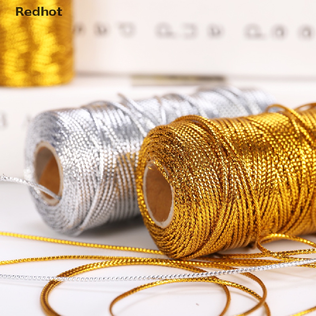 Cuộn Dây Thừng 100M Màu Vàng / Bạc Chống Trượt Dùng Làm Quà Tặng