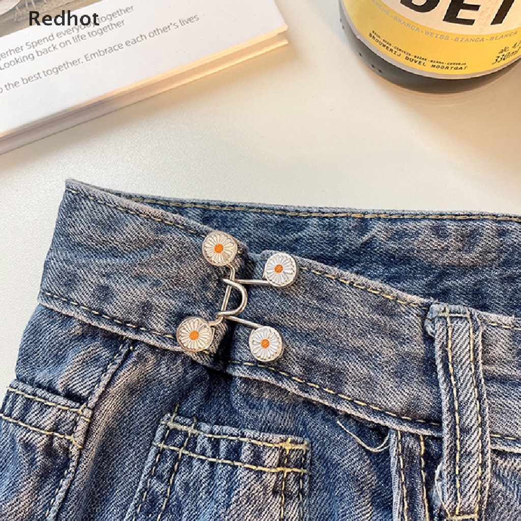 &lt; Redhot &gt; Phụ Kiện Ghim Cài Thắt Lưng Quần Jean Không Cần Đóng Đinh Có Thể Tháo Rời Thông Dụng