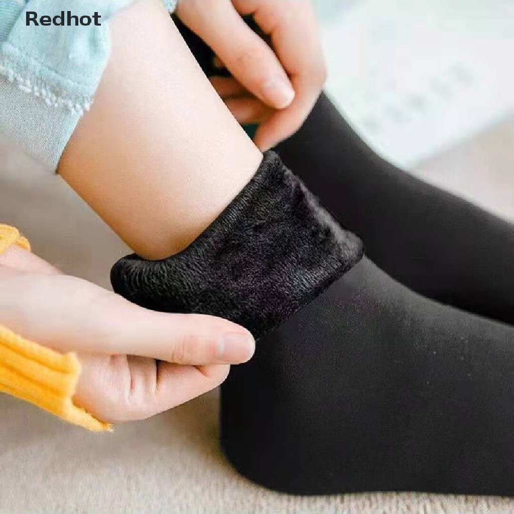 Vớ Nhung Dày Giữ Ấm Mùa Đông Màu Trơn Cho Nam Và Nữ