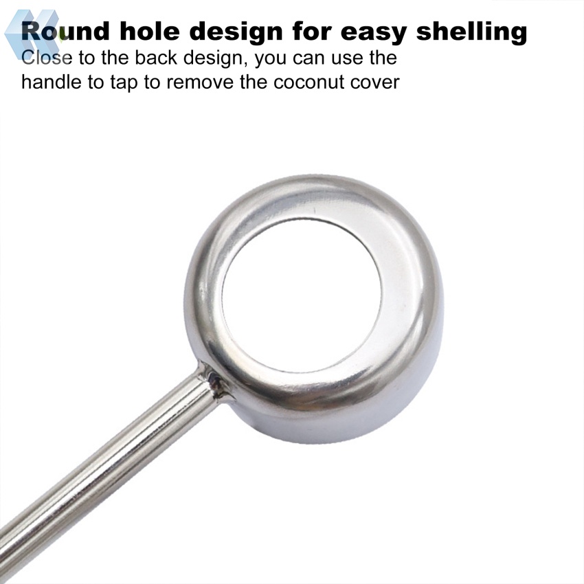 Dụng Cụ Đục Lỗ Trái Dừa Bằng Inox 430 Chuyên Dụng Cho