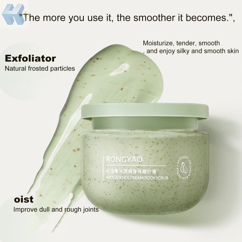 Kem Chiết Xuất Bơ Tẩy Tế Bào Chết Làm Sạch Sâu Làm Trắng Da Dưỡng Ẩm Kiểm Soát Dầu Thu Nhỏ Lỗ Chân Lông 25