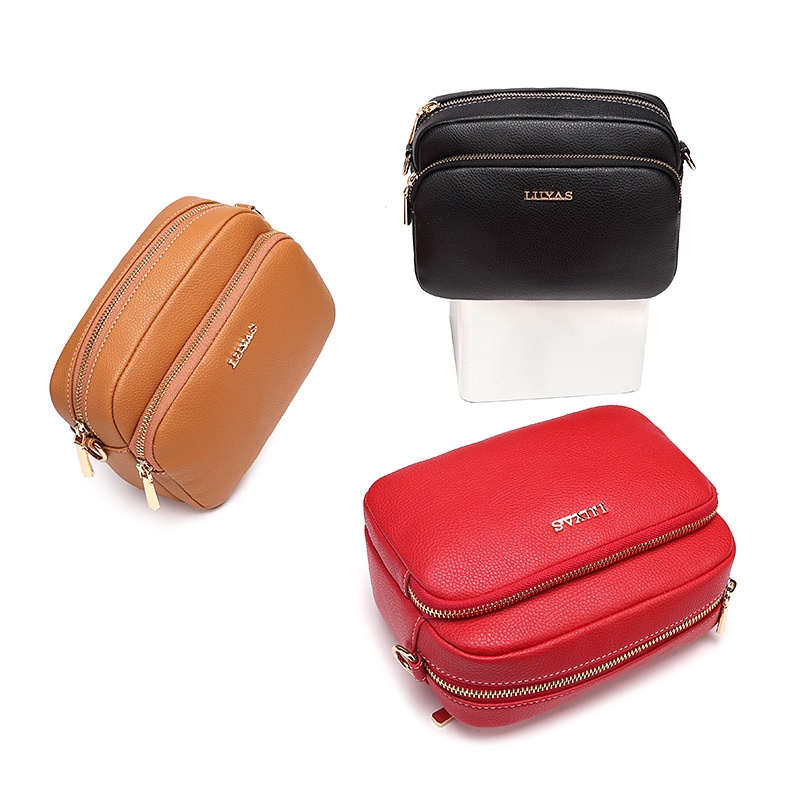 Túi Đeo Chéo Màu Trơn Đơn Giản Thời Trang Hàn Quốc Cho Nữ