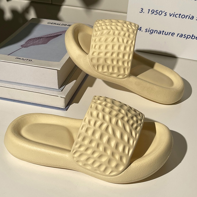 Dép Đi Trong Nhà Đế Mềm Hình Hạt Đậu Cho Cặp Đôi TTH66