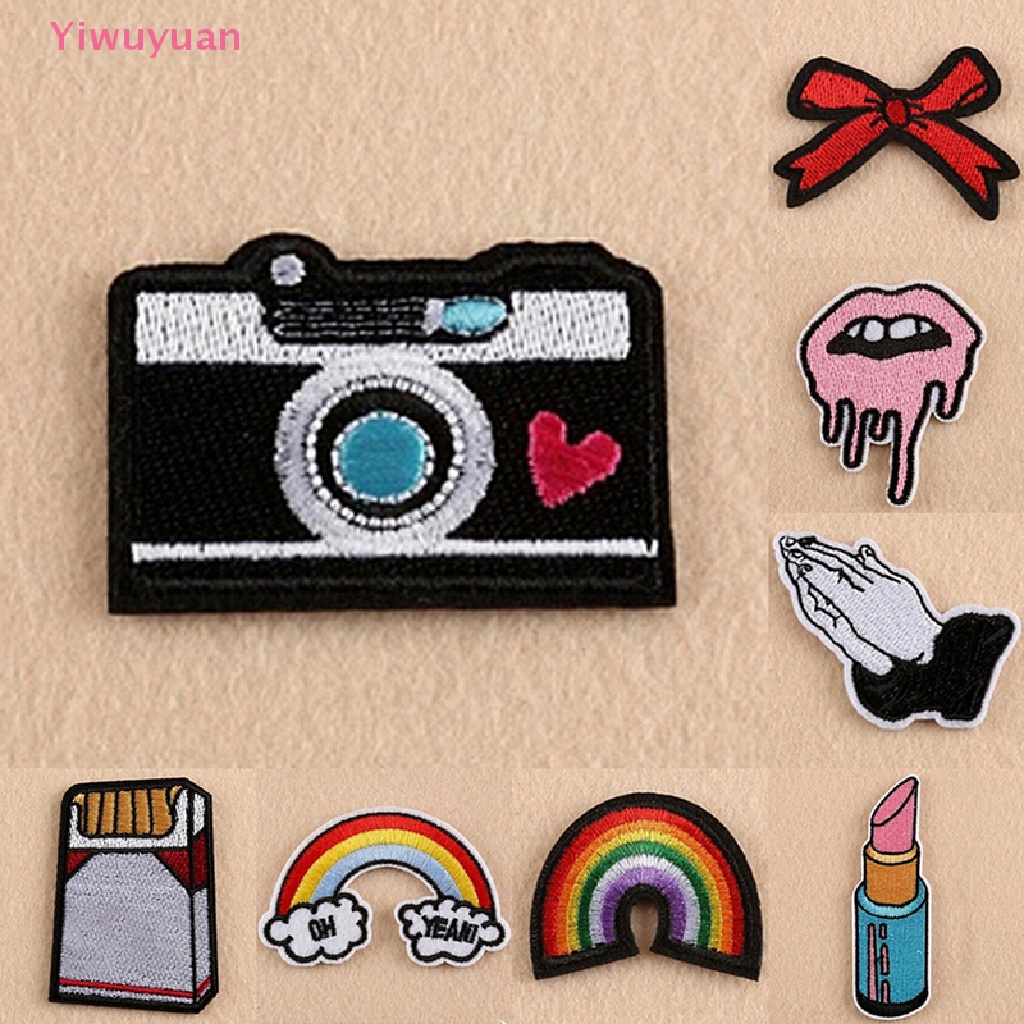 9 Miếng Vá Ủi Quần Áo Hình Mèo Dễ Thương Mới