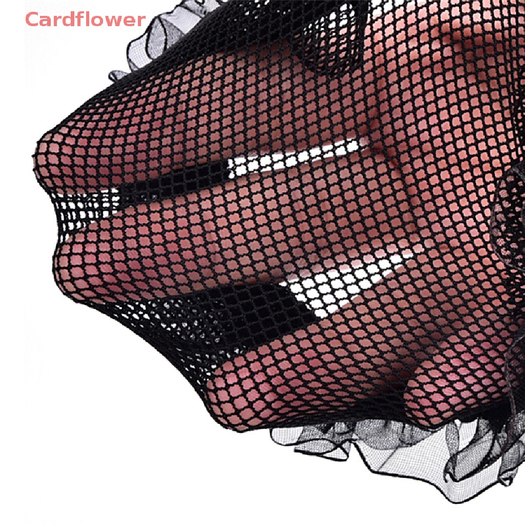 &lt;Cardflower&gt; New Ladies Solid Plan Black Hair Bun Cover Snood Net Ballet Women Dance Skag  New