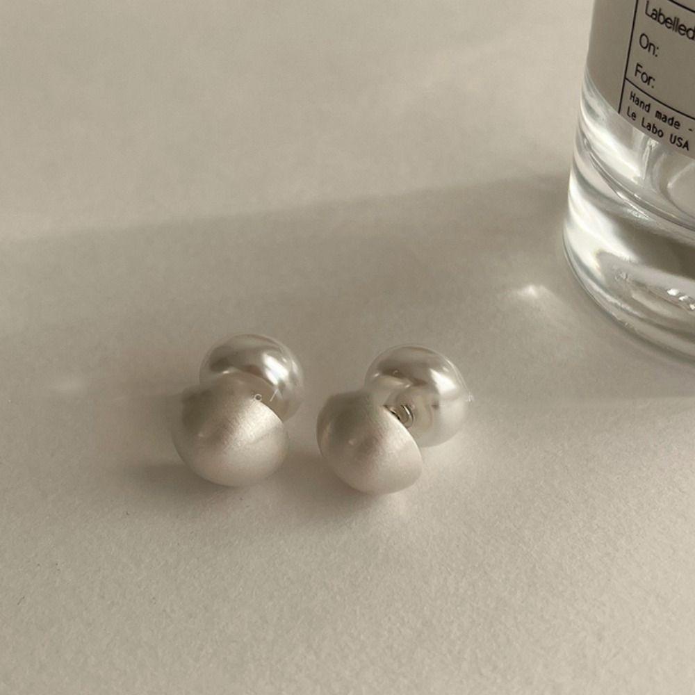 CABEZA Bông Tai Mini Hai Chiều Phong Cách Hàn Quốc Vintage Ngọt Ngào Cho Nữ