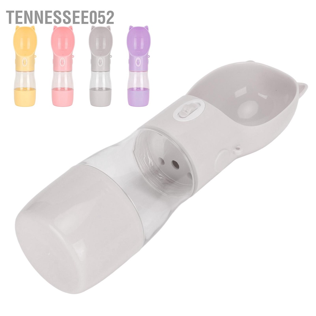 Tennessee052 Bình Nước Cho Chó Hoạt Hình Chống Rò Rỉ Di Động Cún Con Có Trị Hộp Đựng Thức Ăn Thú Cưng