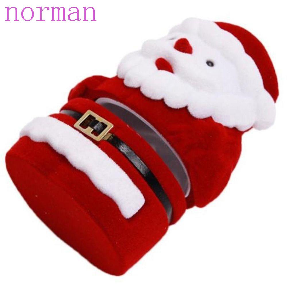 1 Hộp Đựng Nhẫn Hình Ông Già Noel Truyền Thống