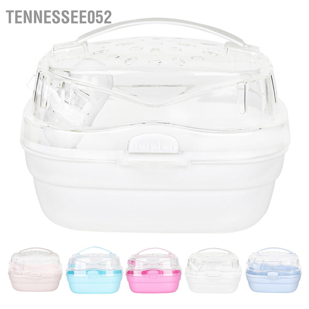 Tennessee052 Hộp đựng chuột Hamster động vật nhỏ nhẹ xách tay cho du lịch ngoài trời