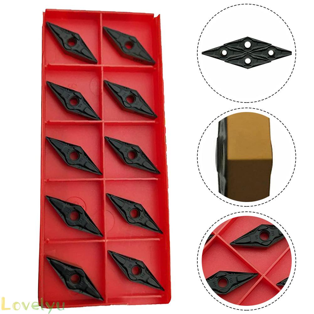 ⭐2023 ⭐10pcs Carbide Insert VNMG160404-PM 4225 Replacement Indexable Turning Milling