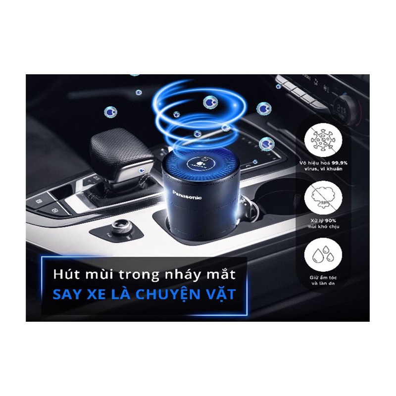 Máy lọc không khí khử mùi ô tô Panasonic Nanoe X F-GPT01A  - Hàng mới bảo hành chính hãng