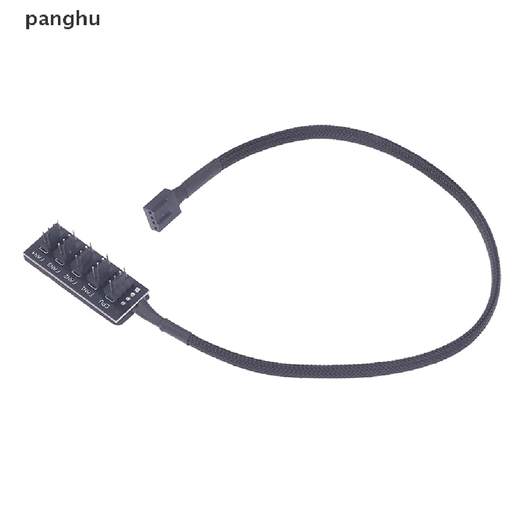 Quạt Tản Nhiệt Hub Chia Cổng Nguồn Làm Mát Màu Đen Cho CPU