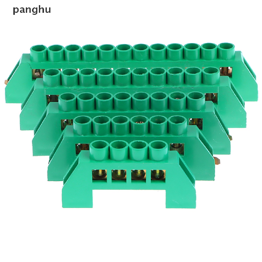 Khối Nối Dây Điện Đầu Cuối Bằng Đồng Thau 4 / 6 / 8 / 10 / 12 Vị Trí