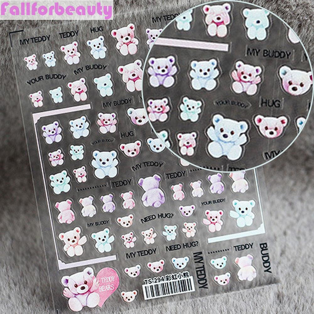 (Hàng Mới Về) Miếng Dán Trang Trí Móng Tay 3d Diy