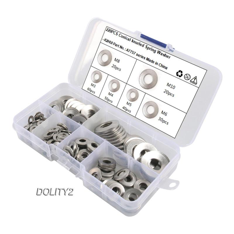 [Dolity2] 220 Vòng Đệm Lò Xo Đàn Hồi Hình Nón Cho Ô Tô