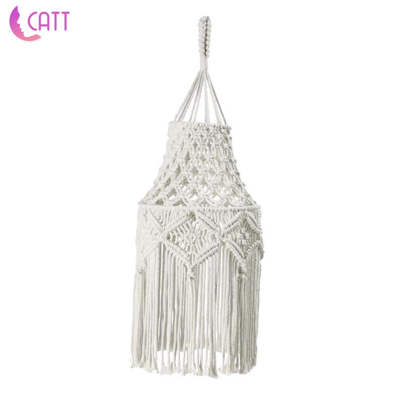[Dadada1] Vỏ Bọc Đèn Macrame Boho Treo Trang Trí Nhà Hàng Khách Sạn Nhà Hàng