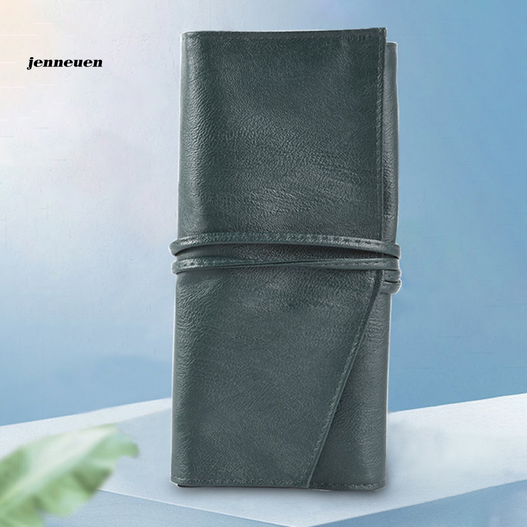 Túi Đựng Cọ Trang Điểm 14 Ngăn Dung Tích Lớn Bằng Da Giả Chống Nước Chống Ẩm Chống Sốc Kèm Dây Đeo Thắt Lưng