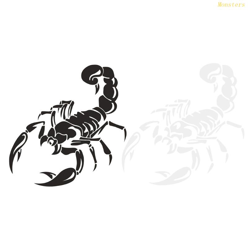 Miếng Dán Trang Trí Xe Hơi Hình Bọ Cạp Kích Thước 20x12cm