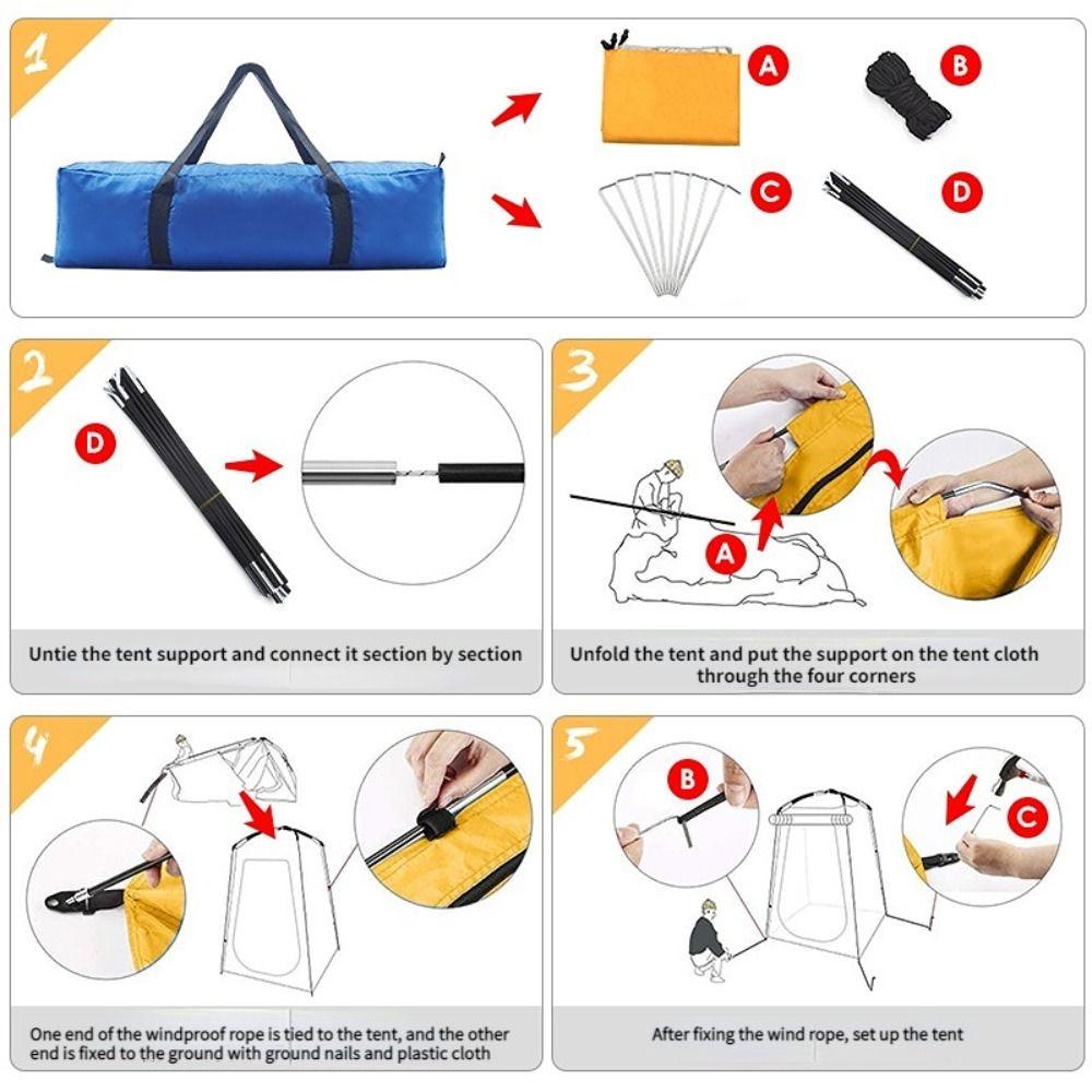 LET Lều Cắm Trại Thay Đồ Đi Biển Tiện Dụng