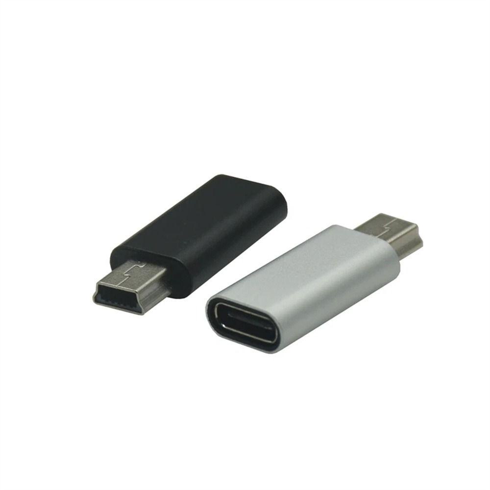 BARRY Đầu Chuyển Đổi USB 2.0 Mini Sang Type-C Bằng Kim Loại Tiện Dụng