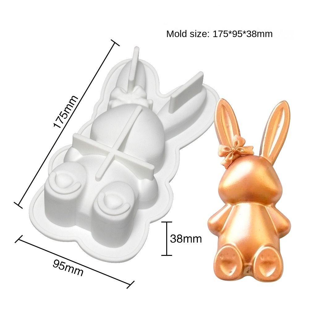 Khuôn Làm Bánh / Sô Cô La Hình Thỏ Kích Thước Lớn 1 #