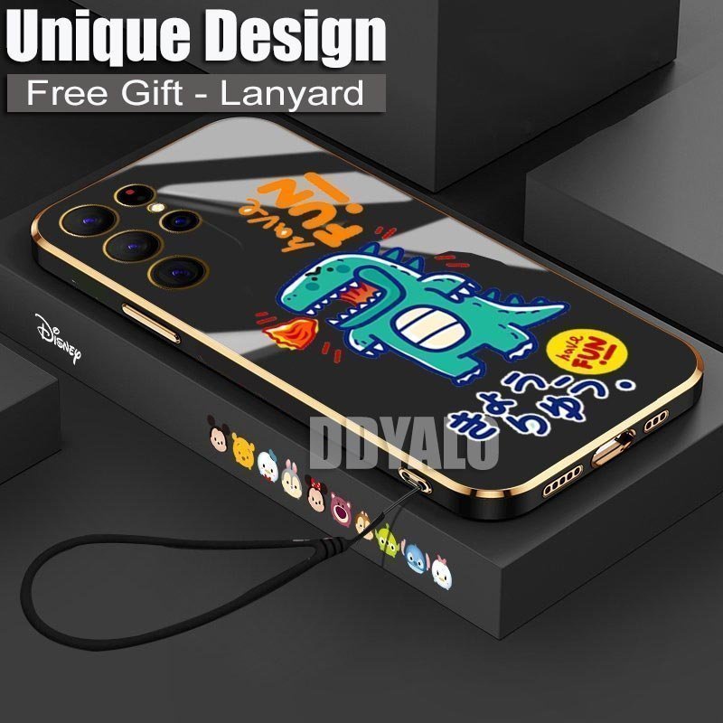 Ốp Điện Thoại Họa Tiết Khủng Long Dễ Thương Cho OPPO A77 A77S A57 A78 2022 2023 A1 Pro Reno 8 Pro 8T 8Z 7Z 4G 5G